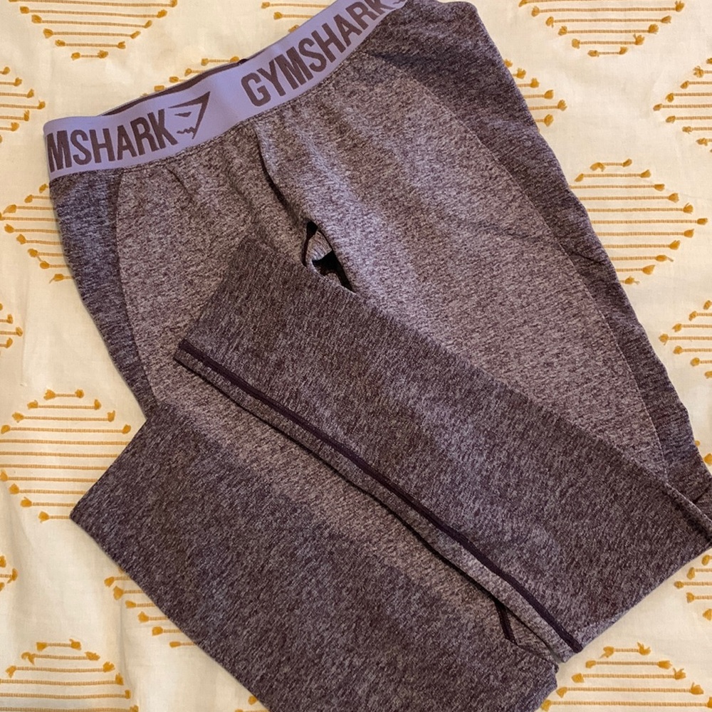 Gymshark - Dry Management Flex Leggings, Size Small, Rich Purple Marl/Soft Lilac
